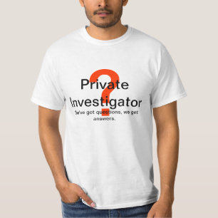 Privat utredare t-shirt