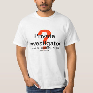Privat utredare tröja