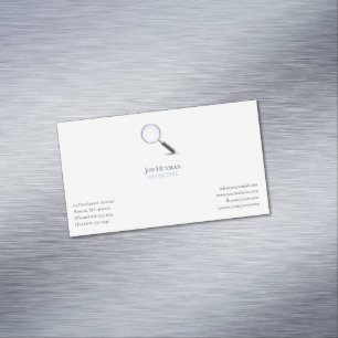 Privat utredning   Detektiv Professionell Magnetiska Visitkort