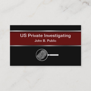 Privata utredarevisitkortar visitkort