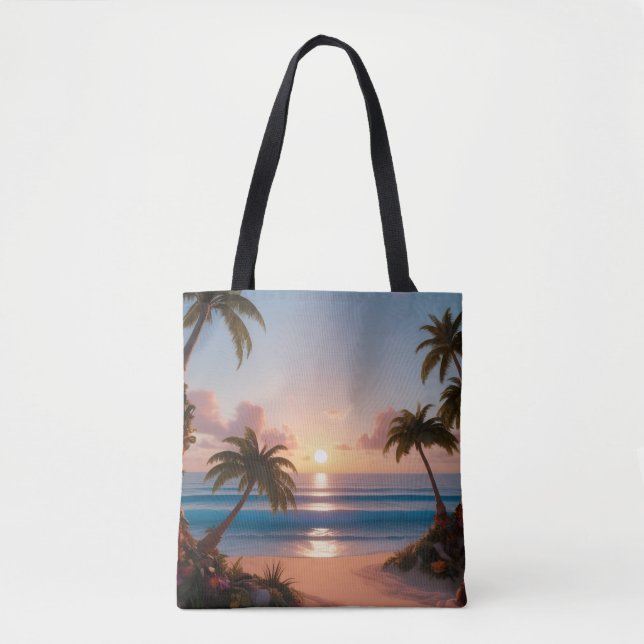 Private Beach Tote Tygkasse (Framsida)