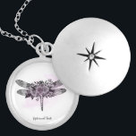 *~* Private Black Glitter Dragonfly Ro Berlockhalsband<br><div class="desc">SILVER PLATE NECKLACE - Privat halsband när du behållor dina avsikter nära hjärtat. Avsedd judelry - Soothing Calming, fjärrenergi laddad av JEWELRY med AVSIKT (R) Ange en avsikt på ett positivt sätt, som " Jag är ... ." Energin kommer att hjälpa dig i positiva omvandlingar. När man är lugn kan...</div>