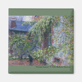 "Private Corner" Magnet