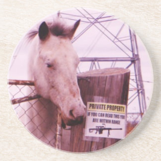 Private Egendom lavender Horse Underlägg