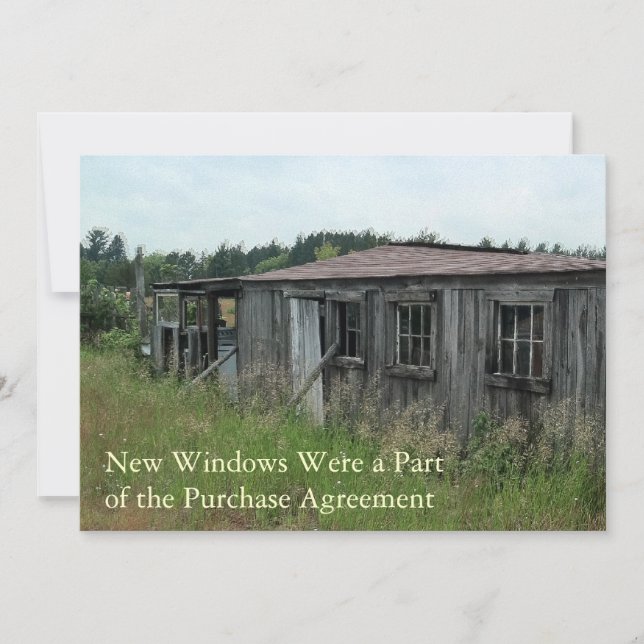 Private Funny Change Card: New Windows Meddelande (Framsida)