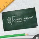 Private Math Tutor - Mathematics Educator Visitkort<br><div class="desc">Private Math Tutor - Mathematics Educator</div>