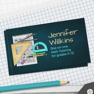 Private Math Tutor - Mathematics Educator Visitkort