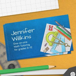 Private Math Tutor - Mathematics Educator Visitkort