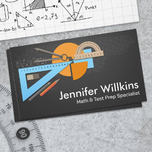 Private Math Tutor - Mathematics Educator Visitkort