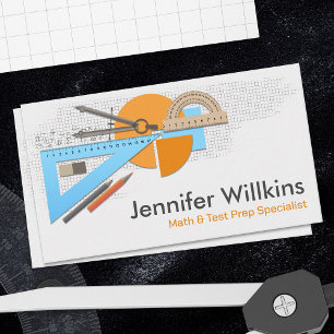 Private Math Tutor - Mathematics Educator Visitkort