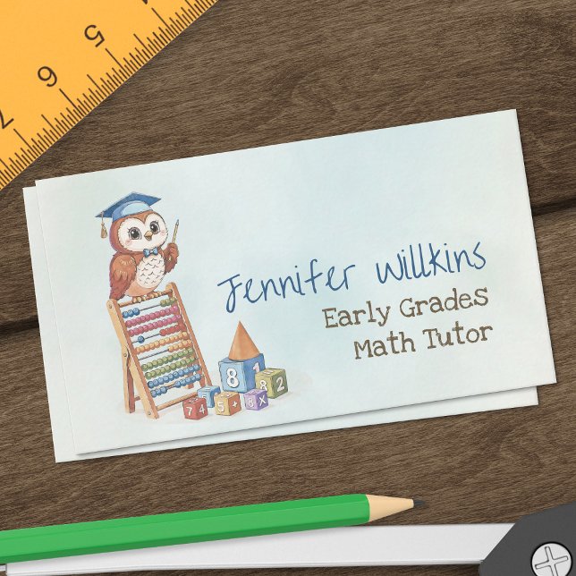 Private Math Tutor - Tidigt klass, elementärt Visitkort (Skapare uppladdad)