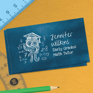 Private Math Tutor - Tidigt klass, elementärt Visitkort