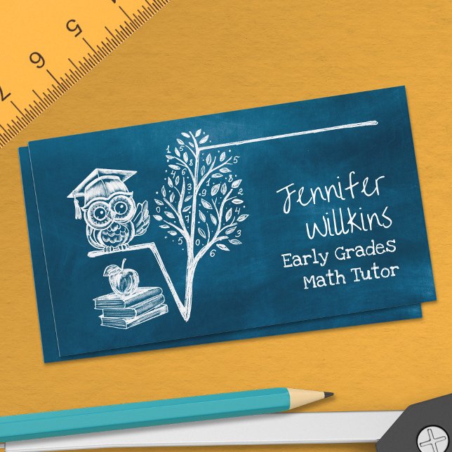Private Math Tutor - Tidigt klass, elementärt Visitkort (Skapare uppladdad)