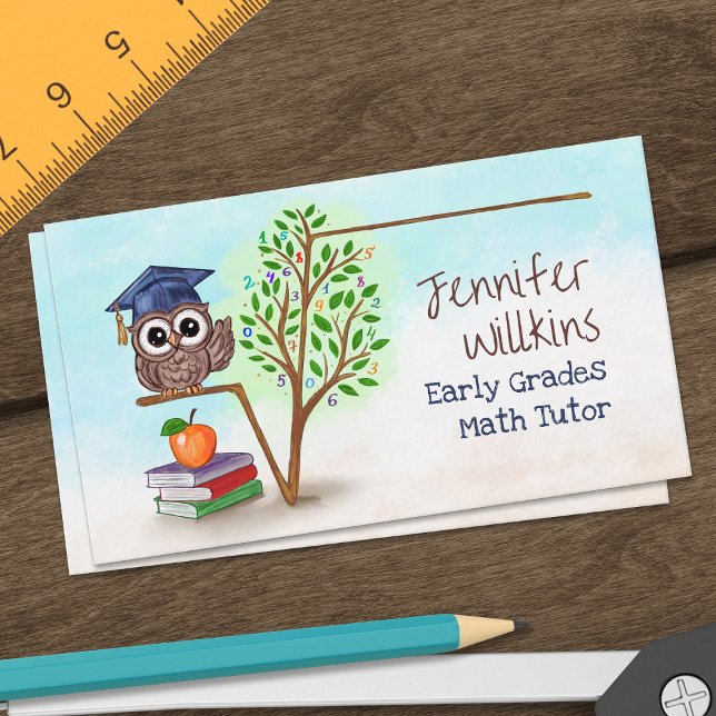 Private Math Tutor - Tidigt klass, elementärt Visitkort (Skapare uppladdad)