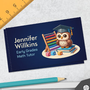 Private Math Tutor - Tidigt klass, elementärt Visitkort