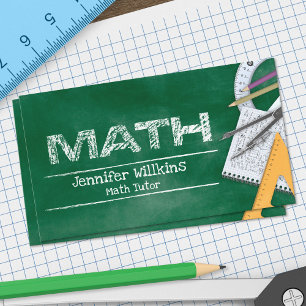 Private Math Tutor - Tidigt klass, elementärt Visitkort