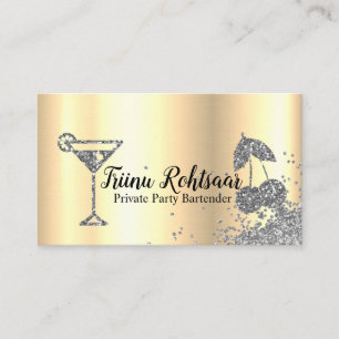Private Party Bartender Pub Catering Drinks Visitkort