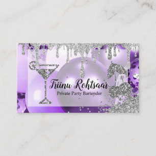 Private Party Bartender Pub Catering Drinks Visitkort