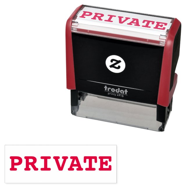 Private Self-Inking Frimärke Självfärgande Stämpel (In Situ)