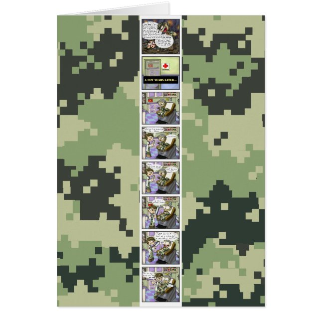 Privates hämnd hälsningskort (Framsidan)