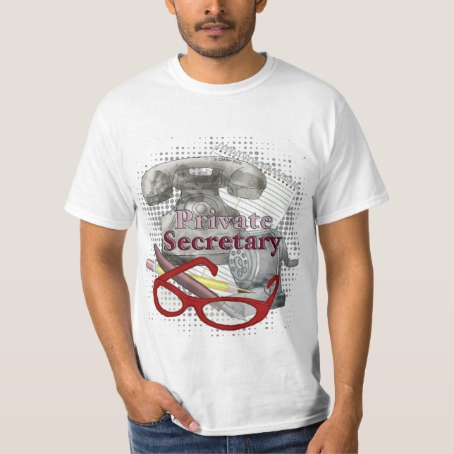 Privatsekreterare T Shirt (Framsida)