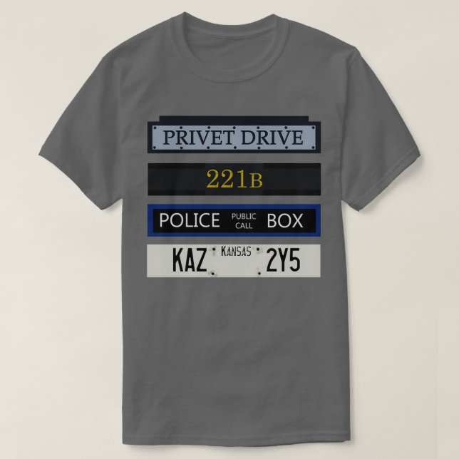 Privet Drive Supernatural T Shirt (Design framsida)