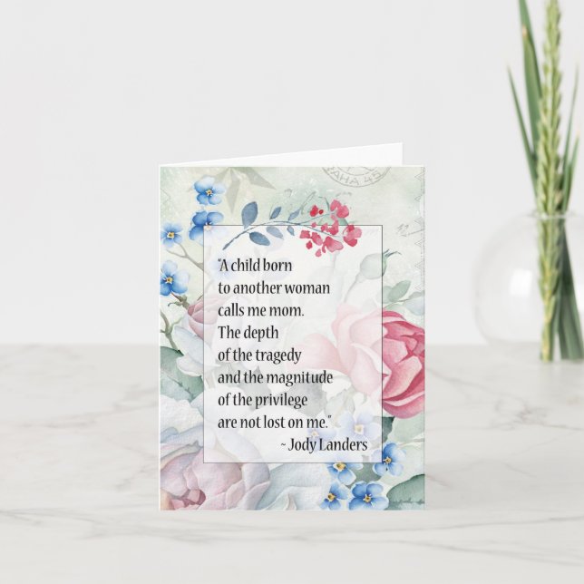 Privilegiet att vara Mamma Kort (Framsida)