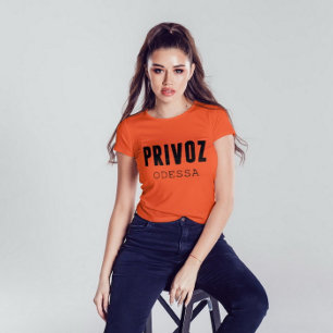 Privoz marknad Odesa T Shirt