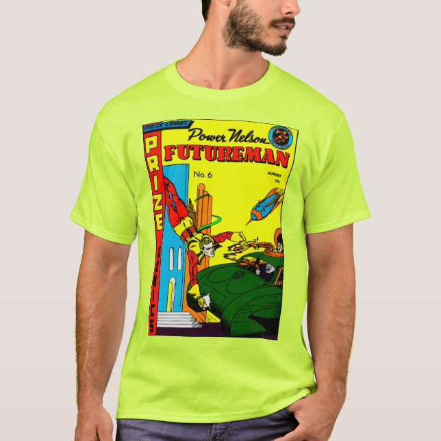 PRIZE-Tecknader: FUTUREMAN T-Shirt (Framsida)