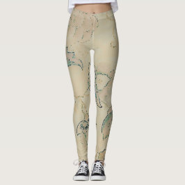 Prizzy Print - Unik deert Tan Leggings