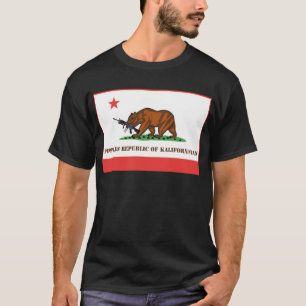 PRK-, bemannar republiken av Kalifornistan T-shirt