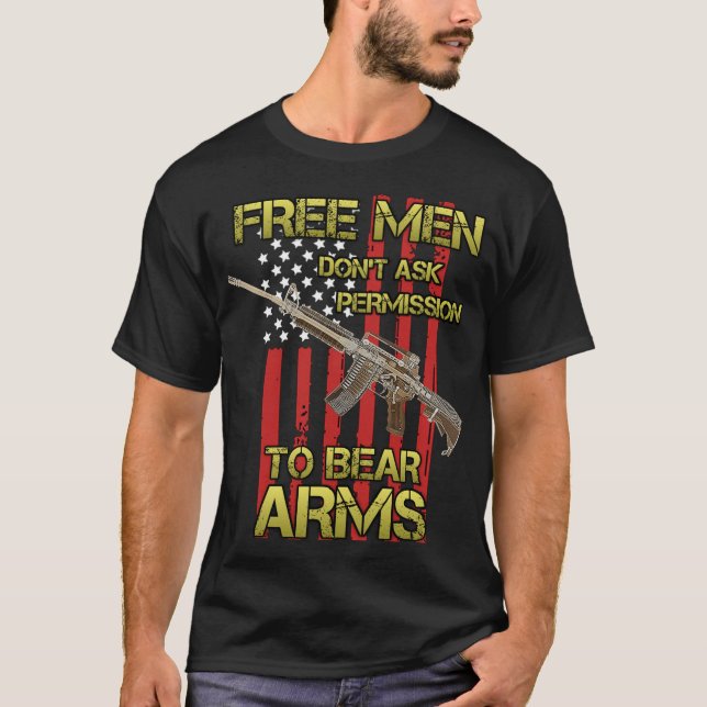 Pro 2nd rättelsepatriotT-tröja T-shirt (Framsida)