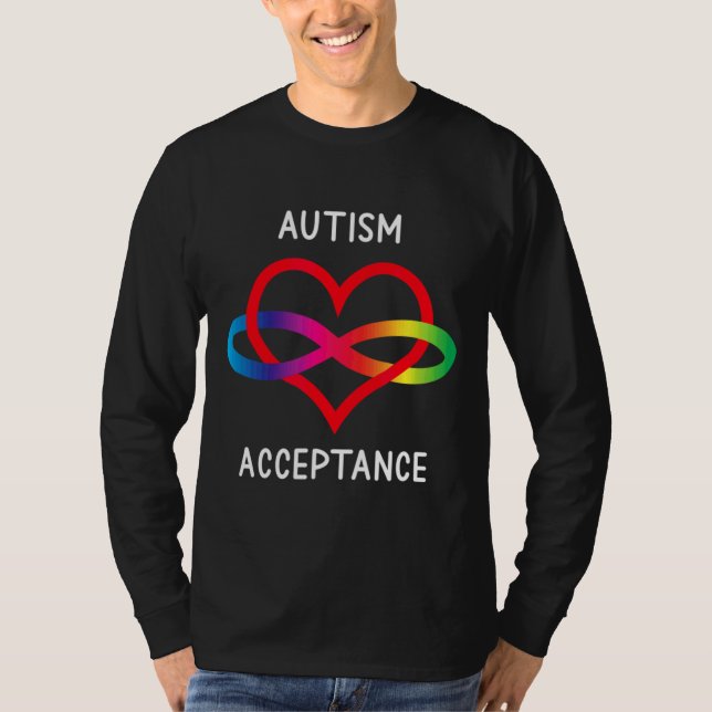 Pro Acceptans Neurodiversity for Ofinity Autism T Shirt (Framsida)