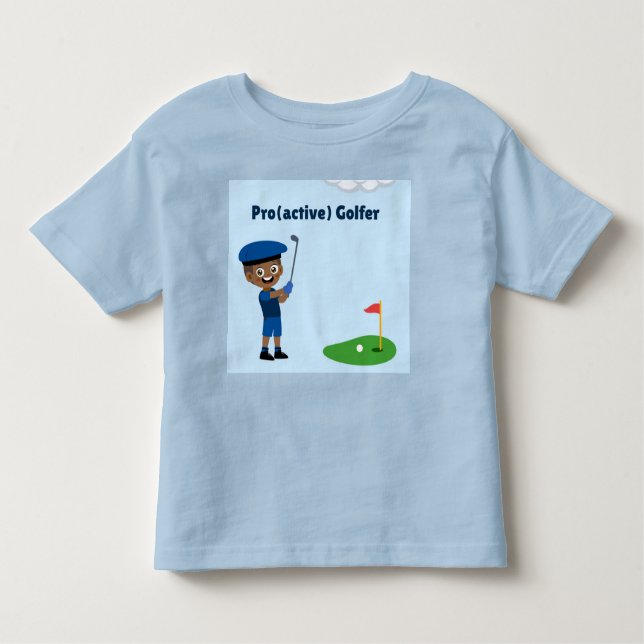 Pro(aktiv) golf T-shirt för pojkar  (Framsida)