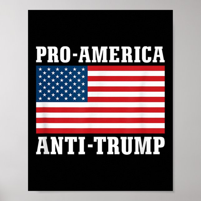 Pro-america Anti-trump Poster (Framsidan)