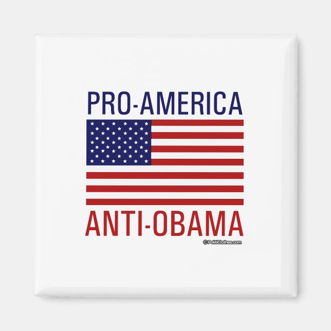 PRO-AMERICAN ANTI-OBAMA MAGNET (Framsidan)