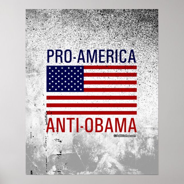 PRO-AMERICAN ANTI-OBAMA POSTER (Framsidan)