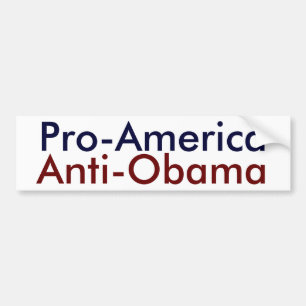 Pro-Amerika Anti-Obama Bildekal