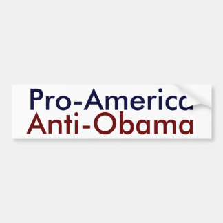 Pro-Amerika Anti-Obama Bildekal