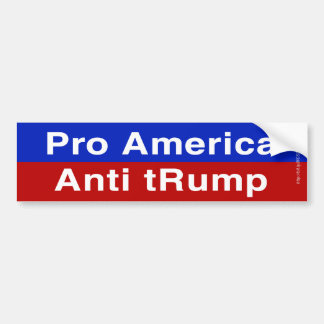 Pro Amerika, Anti trumf Bildekal
