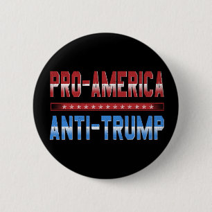 Pro Amerika Anti trumf knäppas Knapp