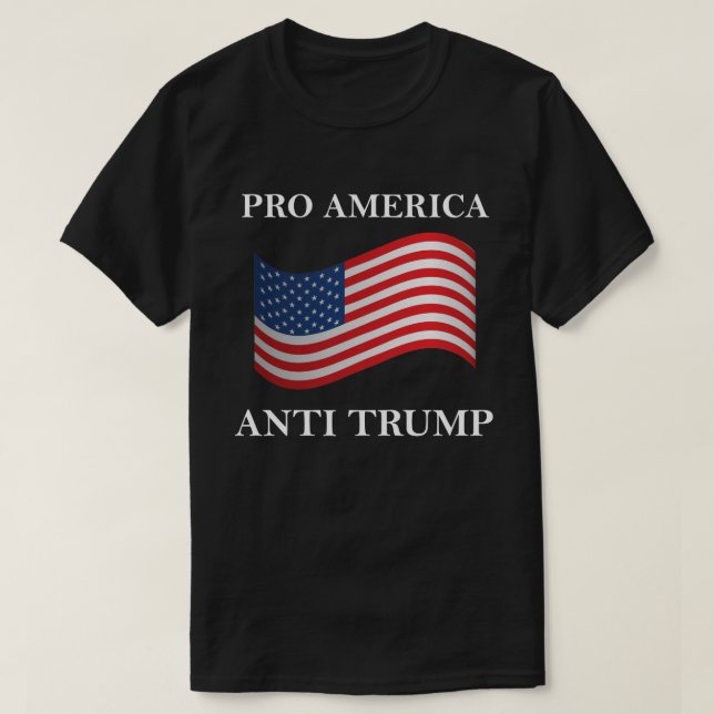 Pro Amerika Anti trumf Tröja (Design framsida)