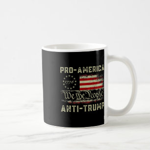 Pro-Amerika Anti-trump Vi Folket Anti Trump Kaffemugg