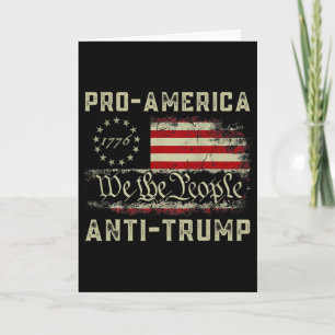 Pro-Amerika Anti-trump Vi Folket Anti Trump Kort