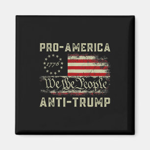 Pro-amerika Anti-trump Vi Folket Anti Trump Magnet