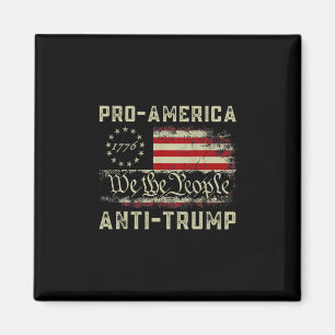 Pro-Amerika Anti-trump Vi Folket Anti Trump Magnet