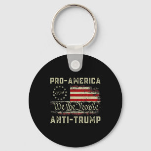Pro-Amerika Anti-Trump Vi Folket Anti Trump Nyckelring