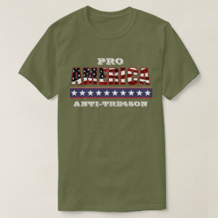 PRO-AMERIKA ANTITRE45ON T SHIRT