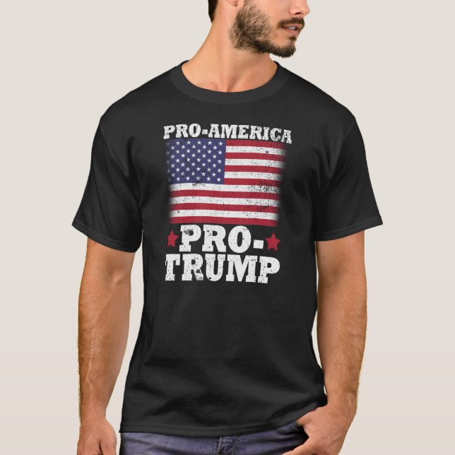 Pro Amerika Pro trumf T Shirt (Framsida)