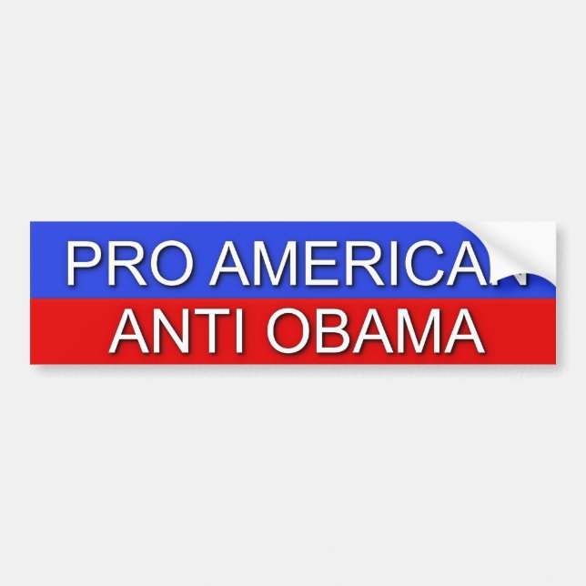 PRO AMERIKANSK....ANTI OBAMA BILDEKAL (Framsidan)